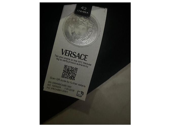 Camiseta con estampado del logo de Versace Negro Rosa - vista 5
