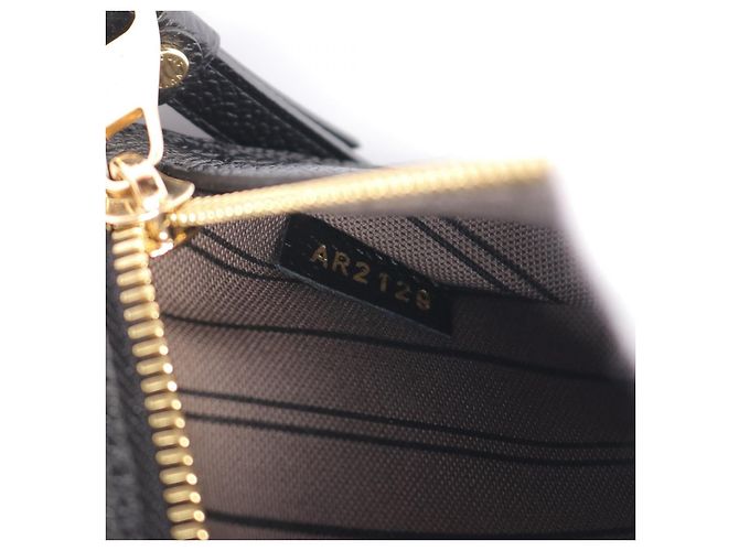 Borsa Louis Vuitton Pochette Metis MM Monogram Noir Nero - vista 5