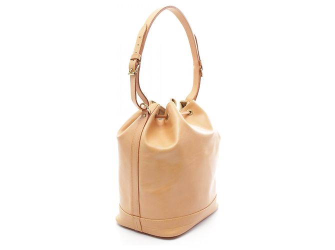 Louis Vuitton Noe Nomade Leather Shoulder Bag Beige - view 2