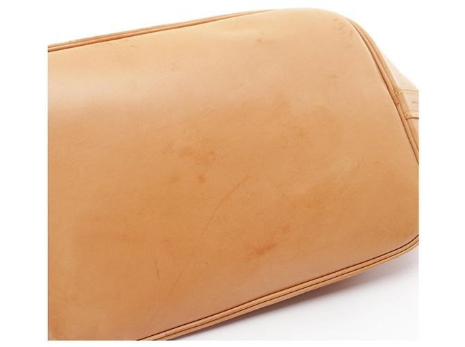 Louis Vuitton Noe Nomade Leather Shoulder Bag Beige - view 8