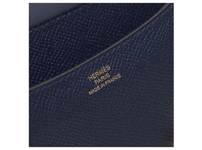 Hermès Hermes Constance 3 Mini Shoulder Bag Navy Blue - view 4