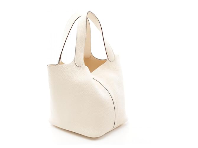 Hermès Sac à main Hermes Picotin Lock MM Blanc - vue 2