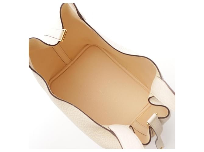 Hermès Sac à main Hermes Picotin Lock MM Blanc - vue 3