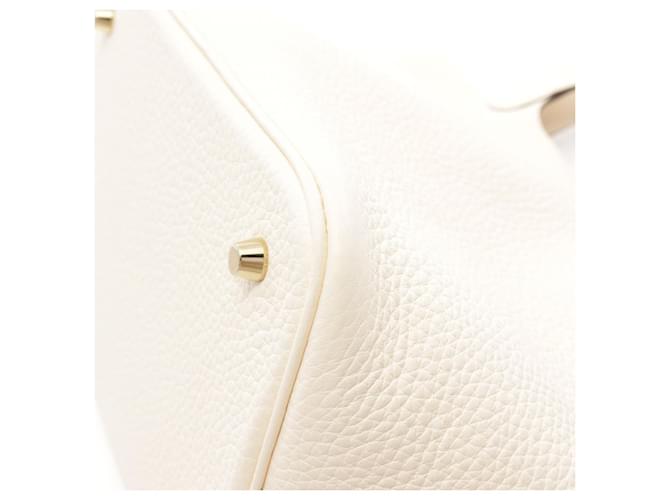 Hermès Sac à main Hermes Picotin Lock MM Blanc - vue 6