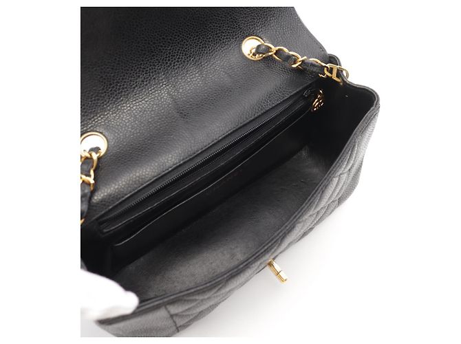 Chanel Diana Flap Shoulder Bag Leather Black - view 3
