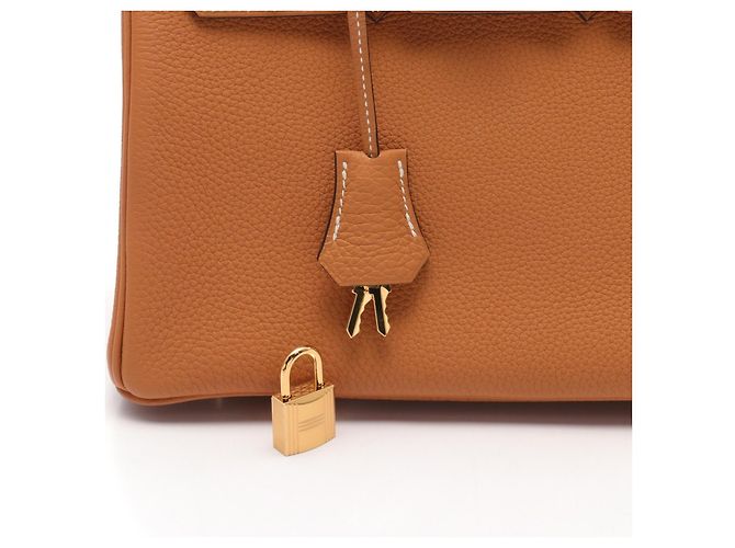 Hermès Sac à main Hermes Birkin 25 Togo Marron - vue 6