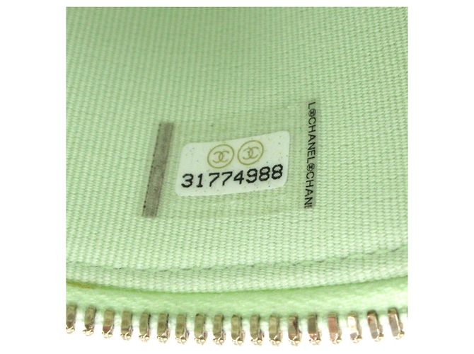 Chanel Caviar Vanity Chain Shoulder Bag Green - view 7