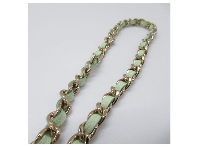 Chanel Caviar Vanity Chain Shoulder Bag Green - view 8