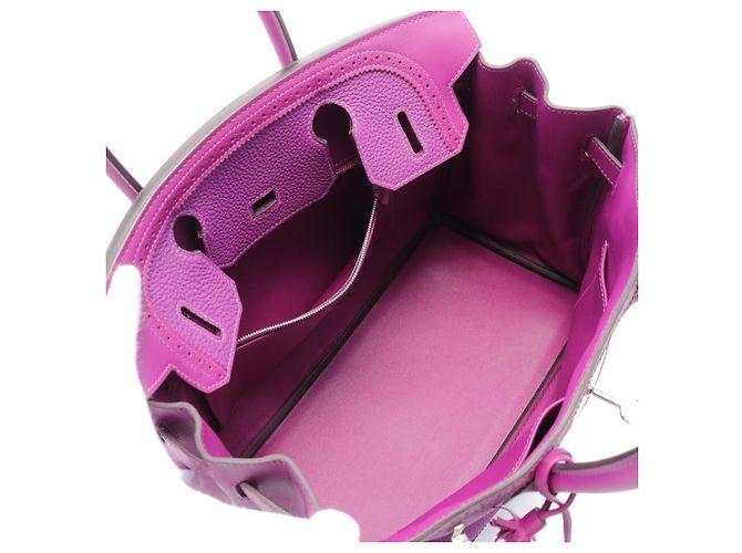Hermès Sac à main Hermes Birkin 30 Gillies Anemone Violet - vue 3