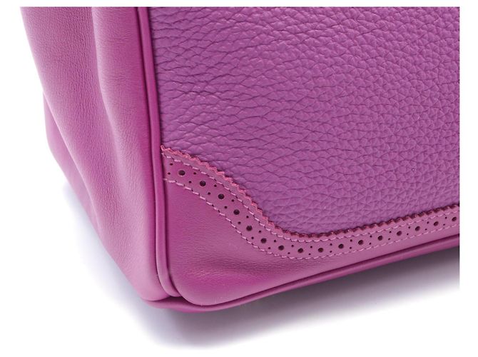 Hermès Sac à main Hermes Birkin 30 Gillies Anemone Violet - vue 6