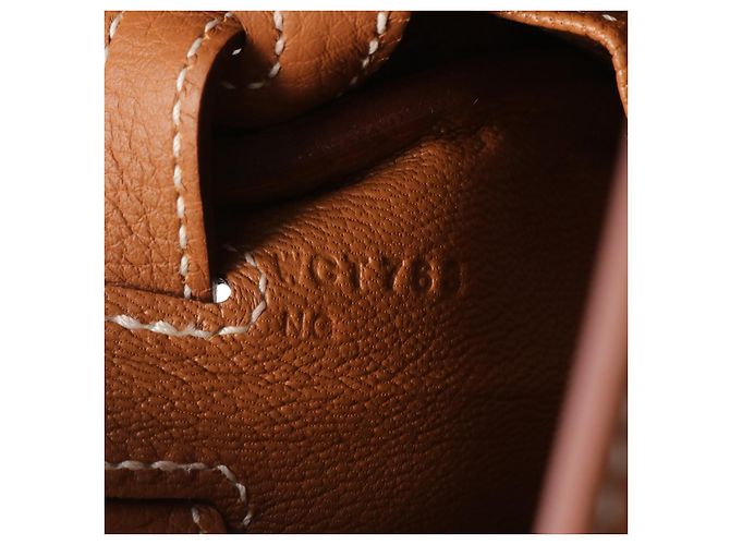 Hermès Bolso Hermes Kelly 25 Togo Marrón Castaño - vista 5