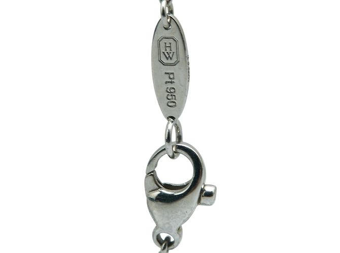 Collana solitaria con taglio rotondo Harry Winston - vista 5