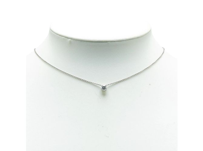 Collana solitaria con taglio rotondo Harry Winston - vista 8