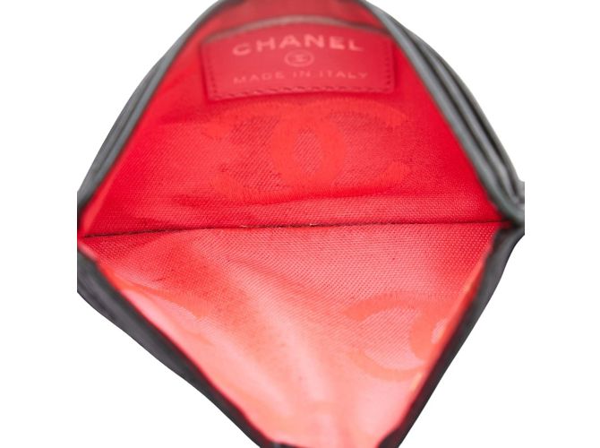 Tarjetero Chanel Cambon Line Coco Mark Negro - vista 4