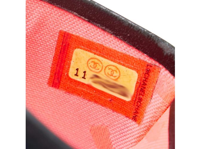 Tarjetero Chanel Cambon Line Coco Mark Negro - vista 6