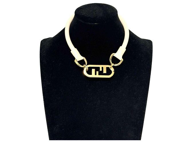 Fendi Orlock Leder Choker Halskette Anhänger - Ansicht 10