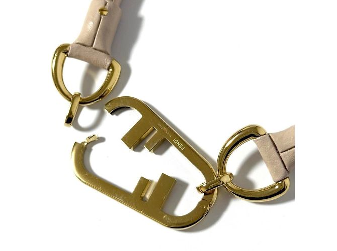 Fendi Orlock Leder Choker Halskette Anhänger - Ansicht 4