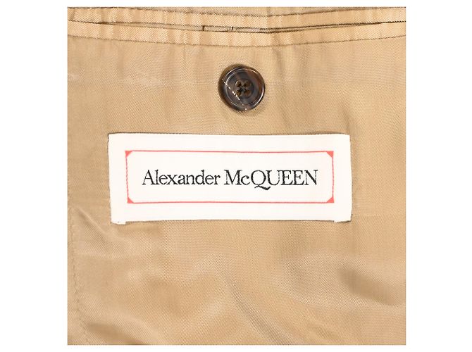 Completo due pezzi Alexander McQueen in cotone beige - vista 12