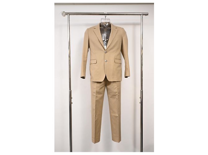 Completo due pezzi Alexander McQueen in cotone beige - vista 14