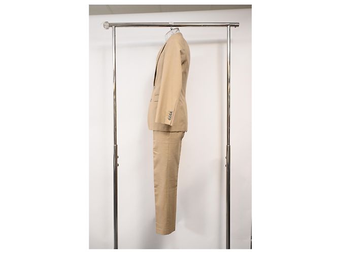 Completo due pezzi Alexander McQueen in cotone beige - vista 16