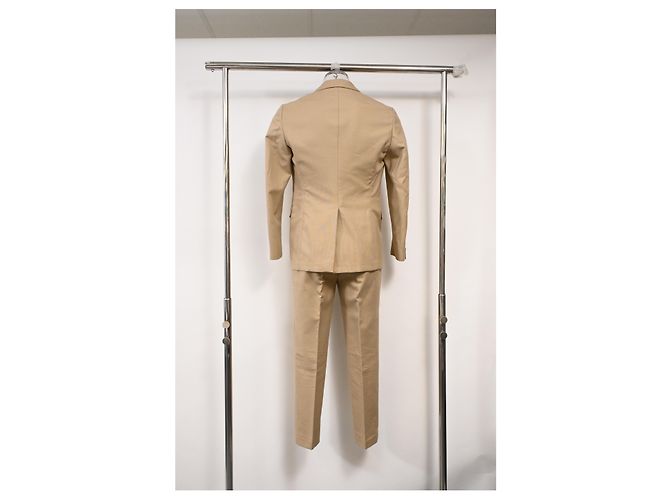 Completo due pezzi Alexander McQueen in cotone beige - vista 17