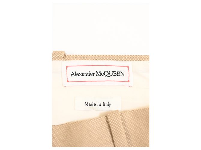 Completo due pezzi Alexander McQueen in cotone beige - vista 24