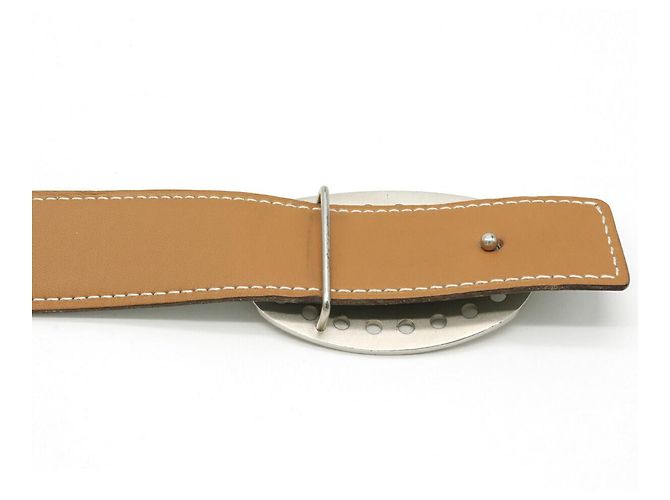 Hermès Reversibler Ledergürtel Hermes Evelyne Grau - Ansicht 4