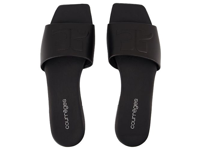 Sandali Heritage Shadow - Courreges - Pelle - Nero - vista 4