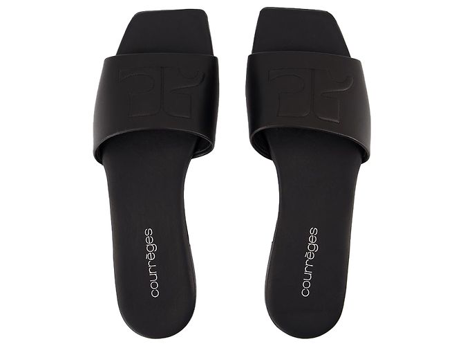Sandali Heritage Shadow - Courreges - Pelle - Nero - vista 4