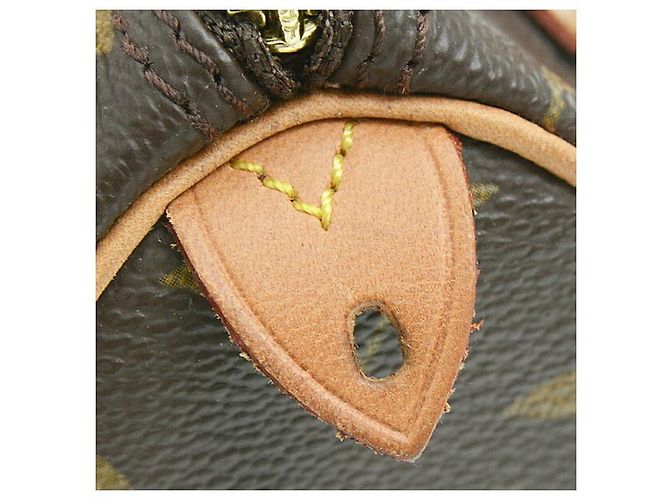 Bolsa Mini Speedy Monograma Louis Vuitton M81085 Marrom - vista 9
