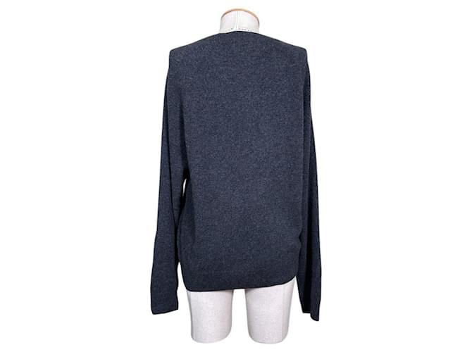 Suéter Boston de cashmere Samsoe & Samsoe Cinza Escuro Cinza antracite - vista 4