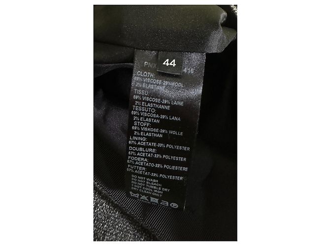 Falda de lana gris Paul Smith Black label - vista 7