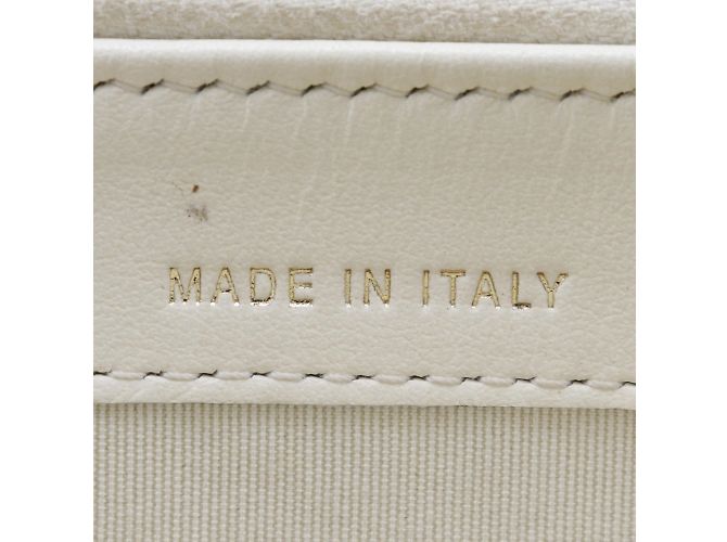 Borsa a spalla Chanel Deauville Chain Bianco - vista 15