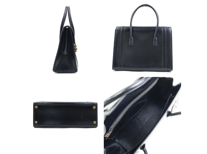 Hermès Borsa Hermes Drag 27 in pelle di vitello nera Nero - vista 2