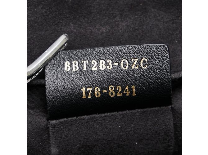 Borsa a Spalla Fendi Canai Chain Nero - vista 6