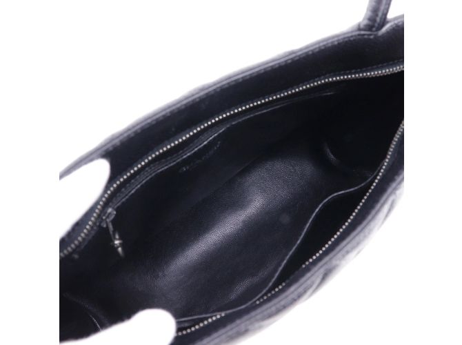 Borsa tote nera in pelle di caviale Chanel Nero - vista 6