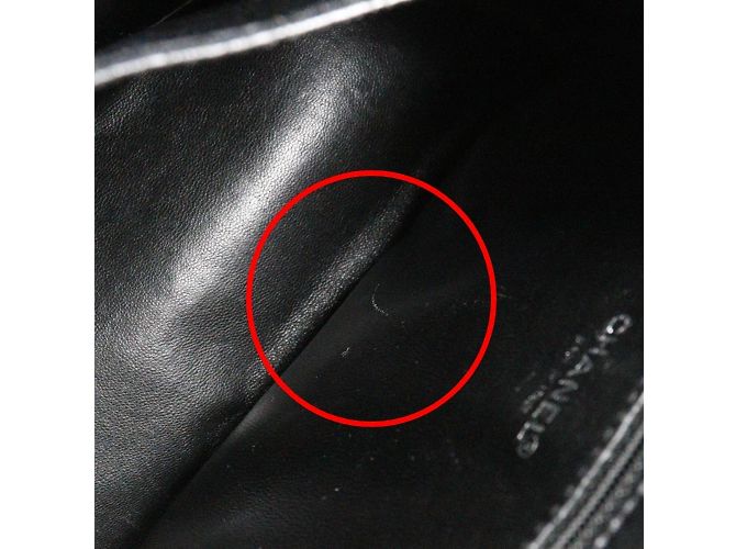 Borsa tote nera in pelle di caviale Chanel Nero - vista 8