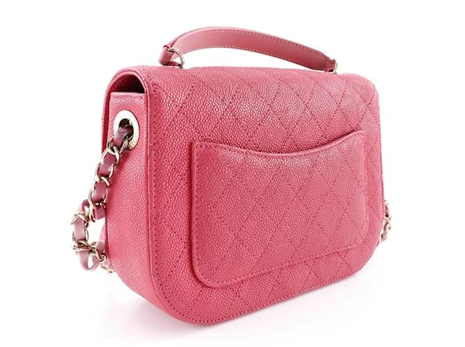 Borsa a mano Chanel Coco Mark Rosa - vista 3