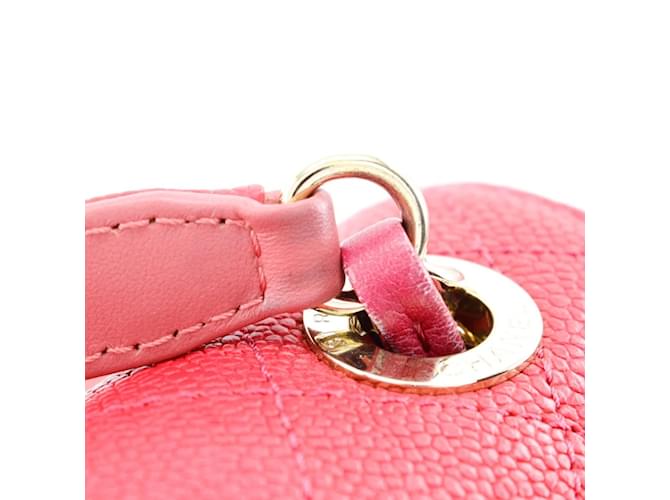 Borsa a mano Chanel Coco Mark Rosa - vista 8