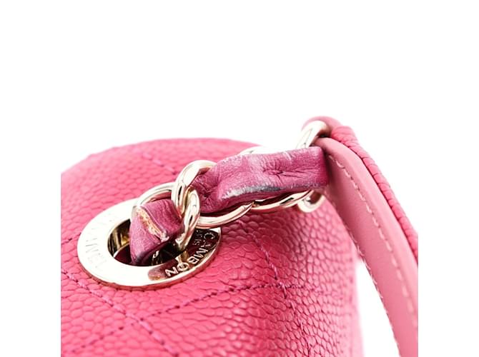 Borsa a mano Chanel Coco Mark Rosa - vista 9
