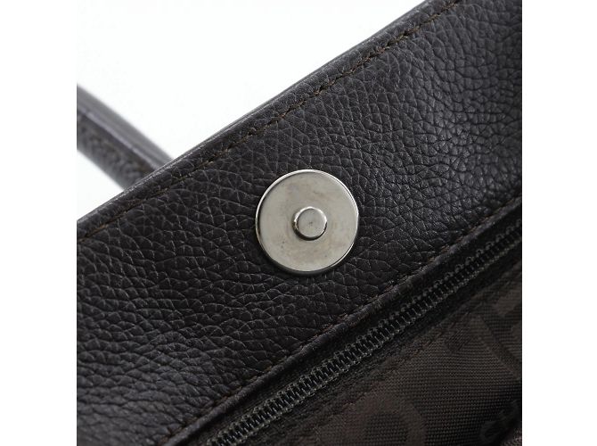 Borsa Executive Chanel in Pelle di Vitello Marrone - vista 11