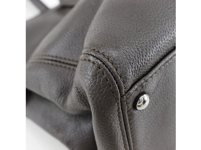 Borsa Executive Chanel in Pelle di Vitello Marrone - vista 4