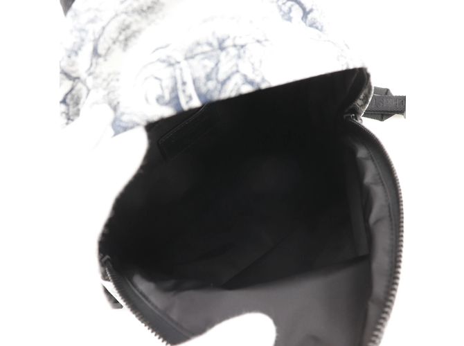 Zaino piccolo Christian Dior Nero Bianco - vista 6
