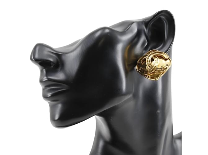 Orecchini Clip Coco Mark di Chanel D'oro - vista 2