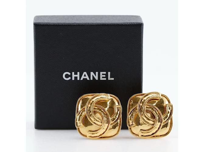 Orecchini Clip Coco Mark di Chanel D'oro - vista 7