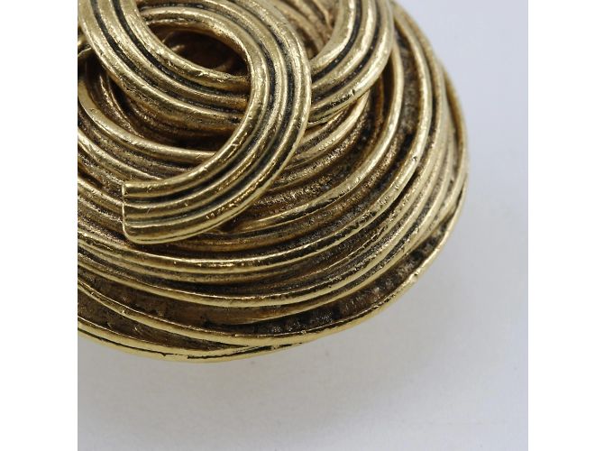 Chanel Coco Mark Clip Ohrringe Golden - Ansicht 5