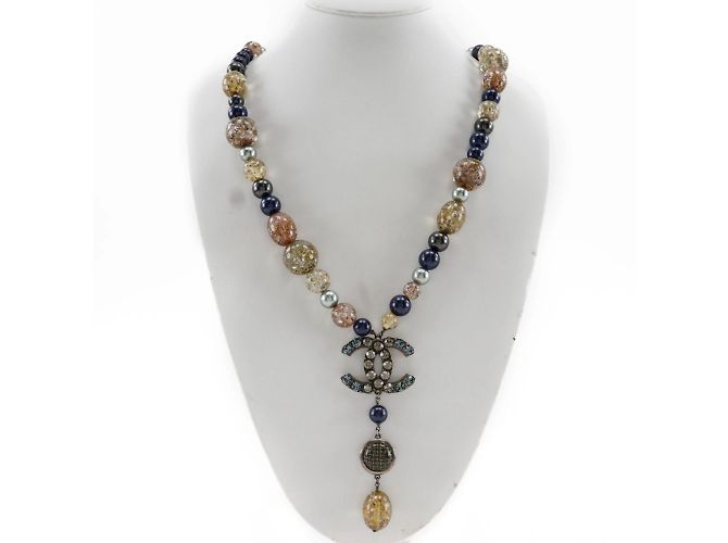 Collar Chanel Coco Mark Multicolor - vista 2