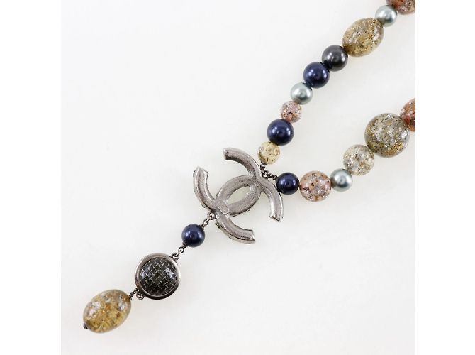 Collar Chanel Coco Mark Multicolor - vista 3