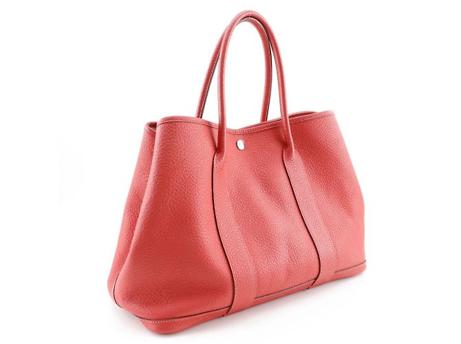 Hermès Borsa Tote PM Hermes Garden Rosso - vista 3