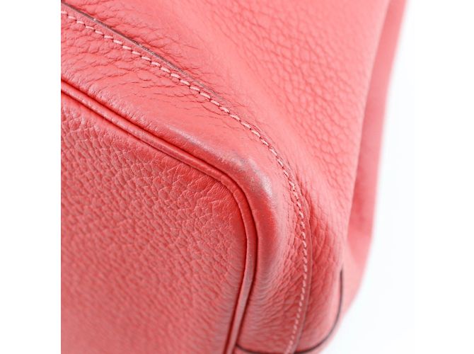 Hermès Borsa Tote PM Hermes Garden Rosso - vista 5